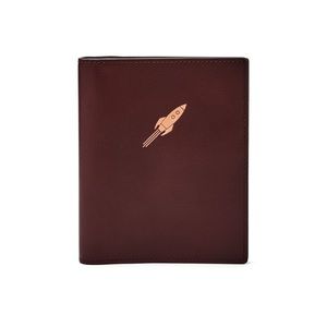 Fossil Rocketship RFID Passport Case – Black Cherry